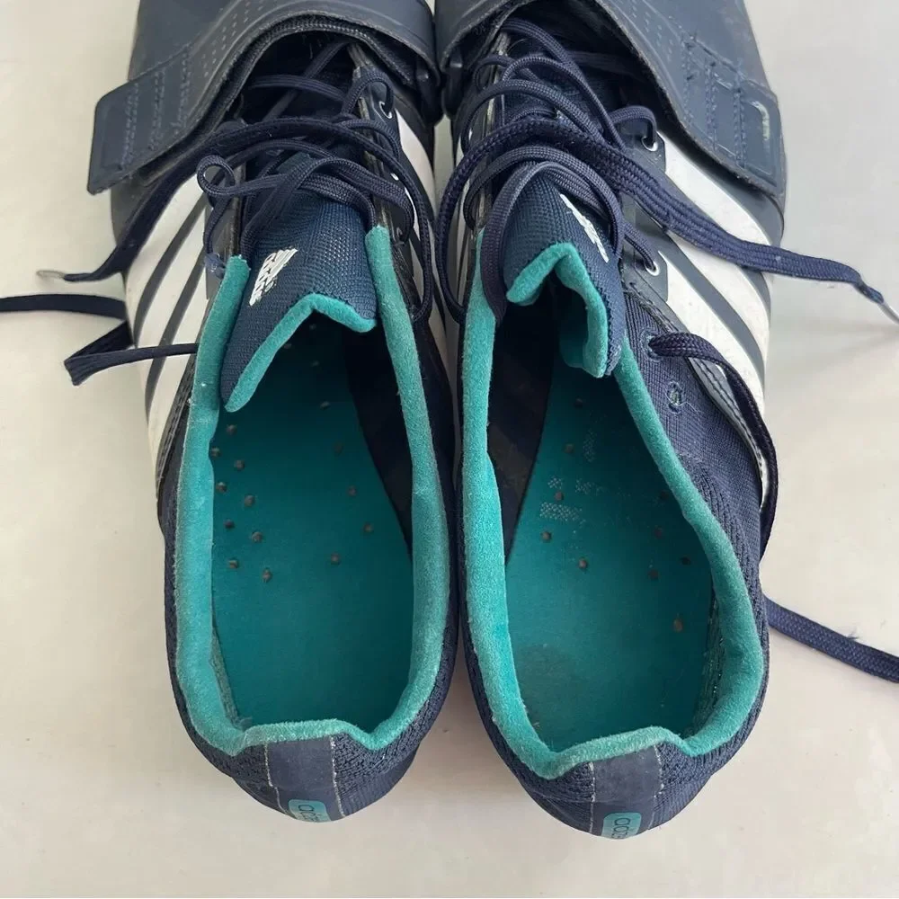 Adidas Blue White Running Adizero Accelerator Spikes 12